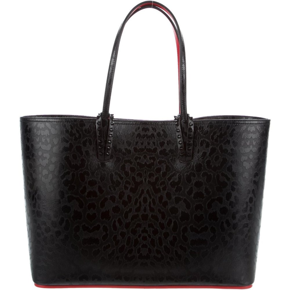Christian Louboutin Animal Print Cabata Tote